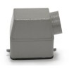 RS PRO Heavy Duty Power Connector Housing Die Cast Aluminium Body IP65 Side Mount PG16 Thread 2 Levers 208-4716