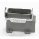RS PRO Heavy Duty Power Connector Housing Die Cast Aluminium Surface Mount IP65 1 Lever M20 208-4718