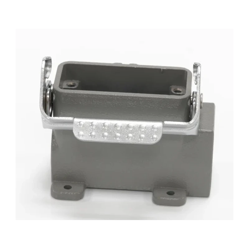 RS PRO Heavy Duty Power Connector Housing Die Cast Aluminium Surface Mount IP65 1 Lever M20 208-4718