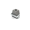 RS PRO Heavy Duty Power Connector Housing Die Cast Aluminium IP65 Cable-to-Cable Hood 1 Lever M25 208-4755