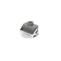 RS PRO Heavy Duty Power Connector Housing Cable-to-Cable Hood Die Cast Aluminium IP65 RS-H10B 208-4751