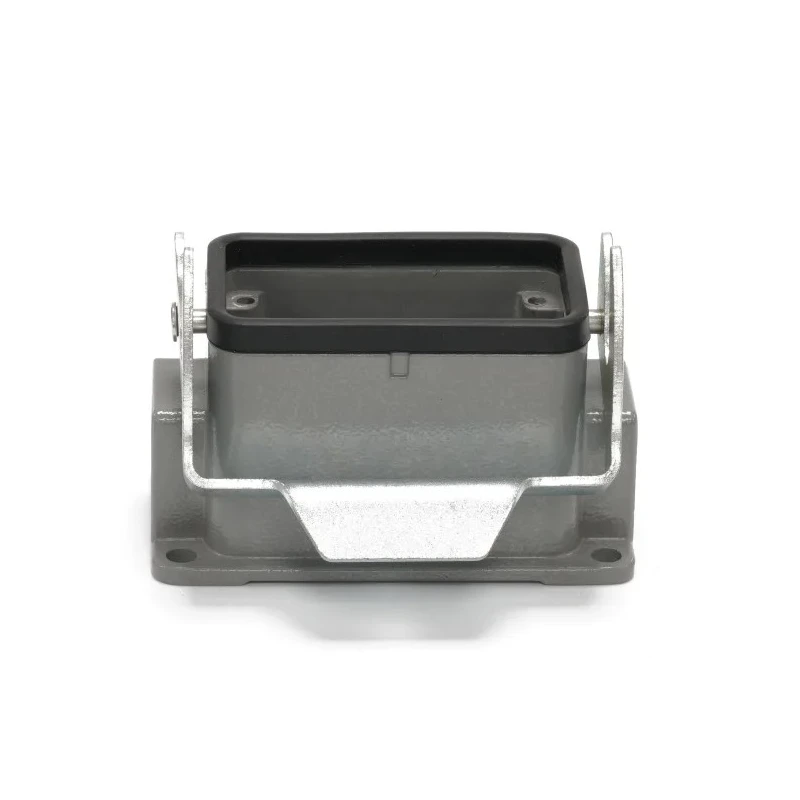 RS PRO Heavy Duty Power Connector Housing Die Cast Aluminium IP65 Surface Mount PG16 x 2 Thread 1 Lever 208-4788