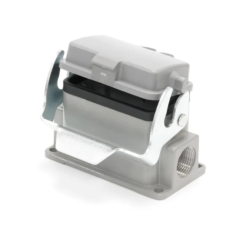 RS PRO Heavy Duty Power Connector Housing 1 Lever Surface Mount Die Cast Aluminium IP65 RS-H10B 208-4789