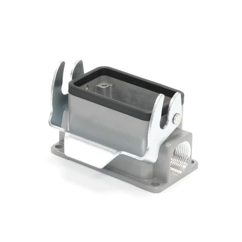 RS PRO Heavy Duty Power Connector Housing 1 Lever Surface Mount Die Cast Aluminium IP65 208-4798