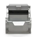 RS PRO Heavy Duty Power Connector Housing, Die Cast Aluminium Body, IP65, Surface Mount, 1 Lever Lock, Thread Size 208-4829