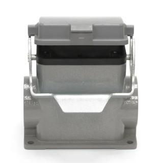 RS PRO Heavy Duty Power Connector Housing Surface Mount Die Cast Aluminium IP65 1 Lever 208-4830