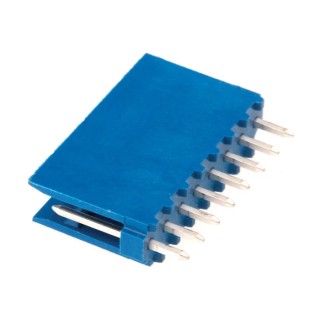NEUTRAL AMPMODU Series Straight Through Hole PCB Header 8 Contacts 2.54 mm Pitch 1 Row Shrouded HE14