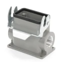 RS PRO Heavy Duty Power Connector Housing Surface Mount Die Cast Aluminium IP65 1 Lever M32 208-4833