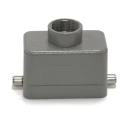 RS PRO Heavy Duty Power Connector Housing 2, Aluminium Die Cast, IP65, Top Mount, 2 Levers RS-H10B 208-4863