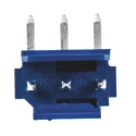 NEUTRAL AMPMODU Series Right Angle Through Hole Shrouded PCB Header, 3 Contacts, 2.54 mm Pitch HE14