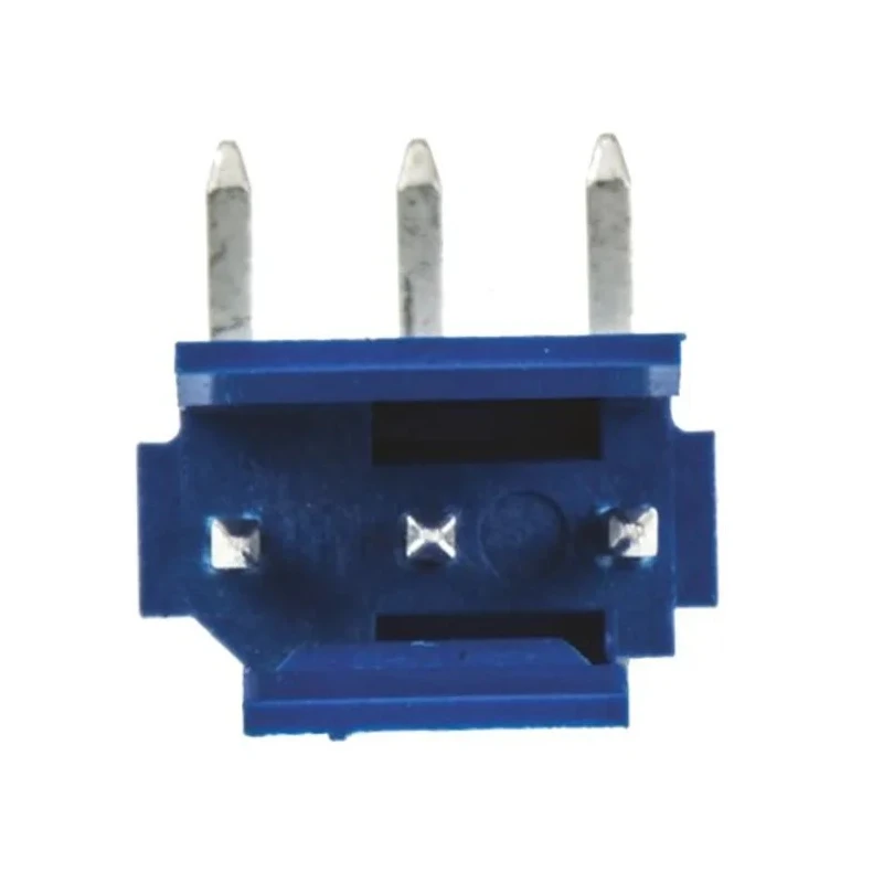 NEUTRAL AMPMODU Series Right Angle Through Hole Shrouded PCB Header, 3 Contacts, 2.54 mm Pitch HE14