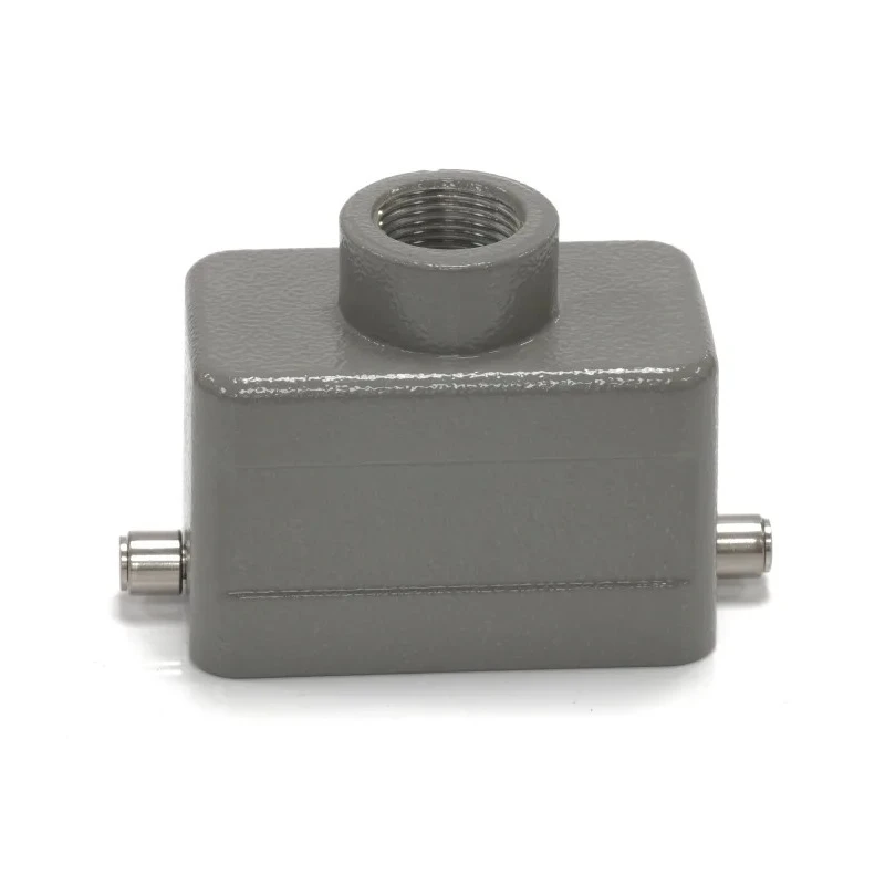 RS PRO Heavy Duty Power Connector Housing Top Mount Die Cast Aluminium IP65 2 Levers M20 Thread 208-4862
