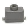 RS PRO Heavy Duty Power Connector Housing Top Mount Die Cast Aluminium IP65 2 Levers M20 Thread 208-4862