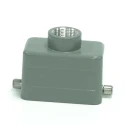 RS PRO Heavy Duty Power Connector Housing Top Mount Die Cast Aluminium IP65 with 2 Levers 208-4865
