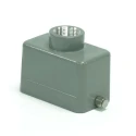 RS PRO Heavy Duty Power Connector Housing Top Mount Die Cast Aluminium IP65 with 2 Levers 208-4865