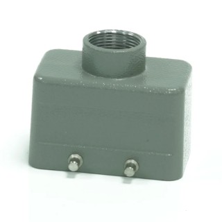 RS PRO Heavy Duty Power Connector Housing 4, RS-H10B Die Cast Aluminium IP65 Protection China 208-4869