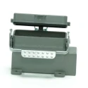 RS PRO Heavy Duty Power Connector Housing 1 Lever Surface Mount Die Cast Aluminium IP65 208-4901
