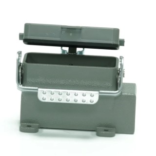 RS PRO Heavy Duty Power Connector Housing 1 Lever Surface Mount Die Cast Aluminium IP65 208-4901