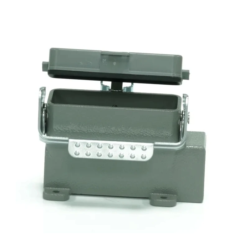RS PRO Heavy Duty Power Connector Housing 1 Lever Surface Mount Die Cast Aluminium IP65 208-4901