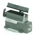 RS PRO Heavy Duty Power Connector Housing 1 Lever Surface Mount Die Cast Aluminium IP65 208-4901