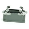 RS PRO Heavy Duty Power Connector Housing Die Cast Aluminium IP65 Surface Mount 2 Lever Locking 208-4967