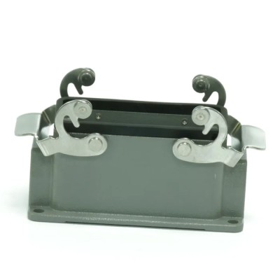 RS PRO Heavy Duty Power Connector Housing 2, RS-H16B, Die Cast Aluminium, Surface Mount, IP65 Protection 208-4966