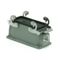 RS PRO Heavy Duty Power Connector Housing 2, RS-H16B, Die Cast Aluminium, Surface Mount, IP65 Protection 208-4966