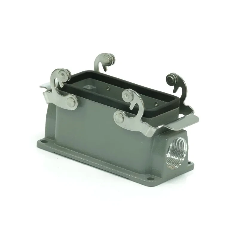 RS PRO Heavy Duty Power Connector Housing 2, RS-H16B, Die Cast Aluminium, Surface Mount, IP65 Protection 208-4966