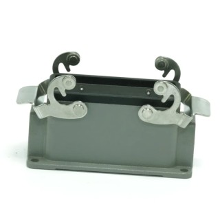 RS PRO Heavy Duty Power Connector Housing 2 Lever Surface Mount Die Cast Aluminium IP65 RS-H16B 208-4968