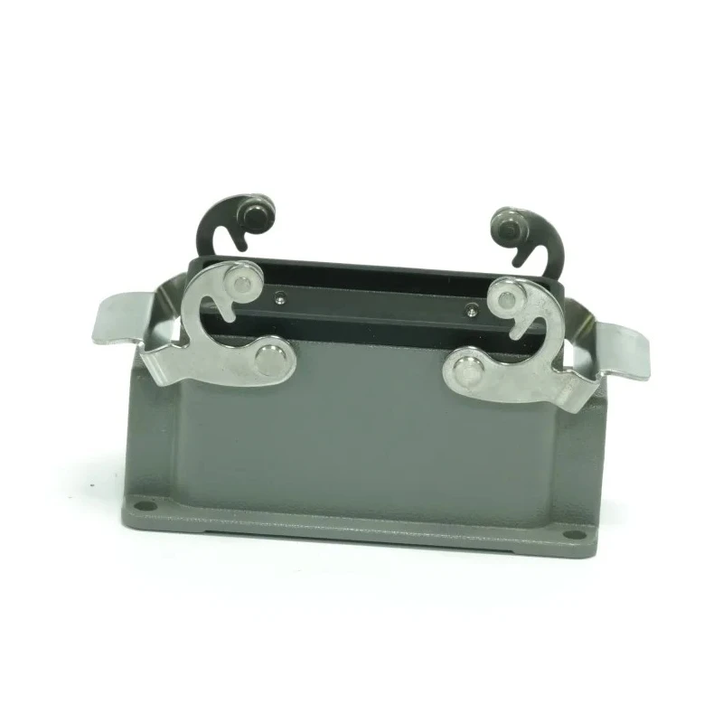 RS PRO Heavy Duty Power Connector Housing 2 Lever Surface Mount Die Cast Aluminium IP65 RS-H16B 208-4968