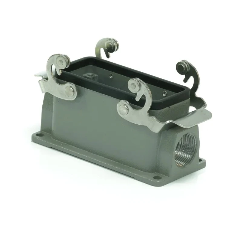 RS PRO Heavy Duty Power Connector Housing 2 Lever Surface Mount Die Cast Aluminium IP65 RS-H16B 208-4968