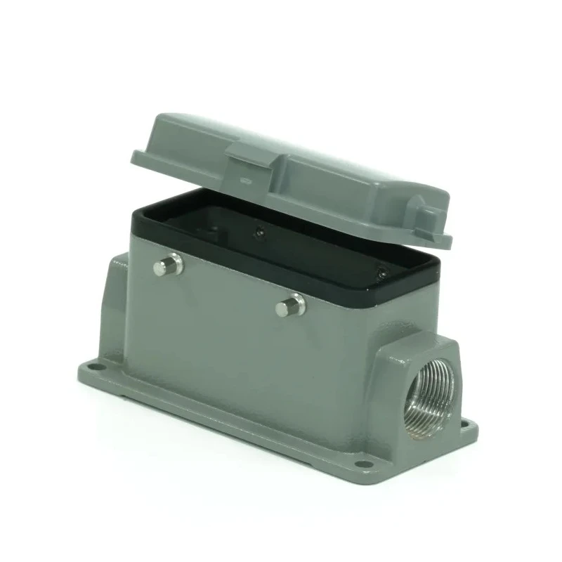 RS PRO Heavy Duty Power Connector Housing Surface Mount Die Cast Aluminium IP65 4-Lever RS PRO 208-4973