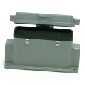 RS PRO Heavy Duty Power Connector Housing Surface Mount Die Cast Aluminium IP65 4 Levers 208-4974