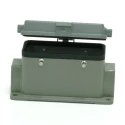 RS PRO Heavy Duty Power Connector Housing Surface Mount Die Cast Aluminium IP65 4 Levers M25 Thread Size 208-4975