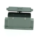 RS PRO Heavy Duty Power Connector Housing Surface Mount Die Cast Aluminium IP65 PG21 Thread 4 Levers 208-4976