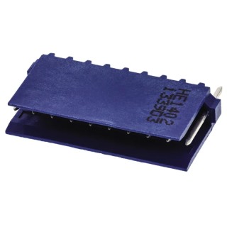TE Connectivity AMPMODU HE14 Series Straight Through Hole PCB Header, 10 Contacts, 2.54 mm Pitch, 1 Row, Shrouded HE14