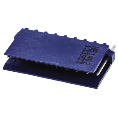 TE Connectivity AMPMODU HE14 Series Straight Through Hole PCB Header, 10 Contacts, 2.54 mm Pitch, 1 Row, Shrouded HE14