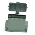RS PRO Heavy Duty Power Connector Housing, Die Cast Aluminium, IP65, Surface Mount, 4 Levers, PG21 Thread 208-5009
