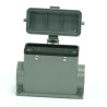 RS PRO Heavy Duty Power Connector Housing, Die Cast Aluminium, IP65, Surface Mount, 4 Levers, PG21 Thread 208-5009
