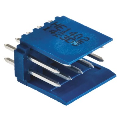 TE Connectivity AMPMODU HE14 Series Straight Through Hole PCB Header, 10 Contacts, 2.54 mm Pitch, 2 Row, Shrouded HE14
