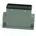 RS PRO Heavy Duty Power Connector Housing Surface Mount Die Cast Aluminium IP65 4 Levers M32 Thread 208-5011