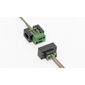 Amphenol Socapex Fibre Optic Connector MT APC Multimode Duplex Vita 66 0.8dB Insertion Loss 10-504639-006