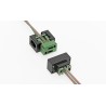 Amphenol Socapex Fibre Optic Connector MT APC Multimode Duplex Vita 66 0.8dB Insertion Loss 10-504639-006