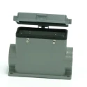 RS PRO Heavy Duty Power Connector Housing Surface Mount Die Cast Aluminium IP65 4 Levers PG29 Thread 208-5010
