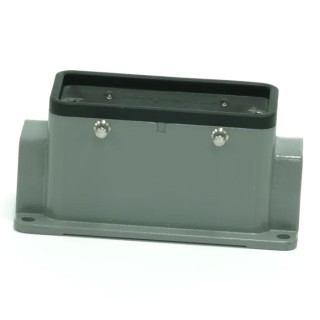 RS PRO Heavy Duty Power Connector Housing, Die Cast Aluminium Body, IP65, Surface Mount, 4 Levers, Model 208-4977