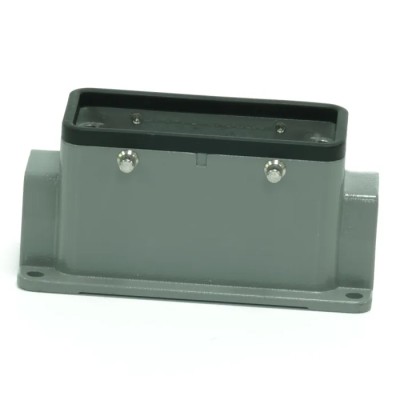RS PRO Heavy Duty Power Connector Housing, Die Cast Aluminium Body, IP65, Surface Mount, 4 Levers, Model 208-4977