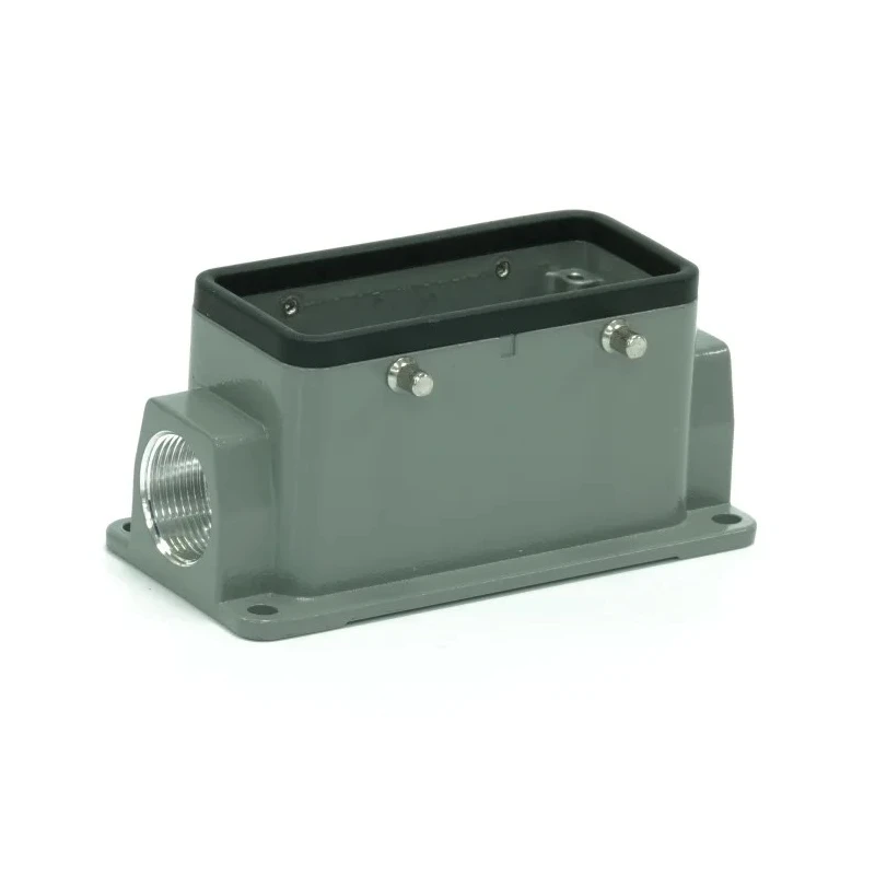 RS PRO Heavy Duty Power Connector Housing, Die Cast Aluminium Body, IP65, Surface Mount, 4 Levers, Model 208-4977