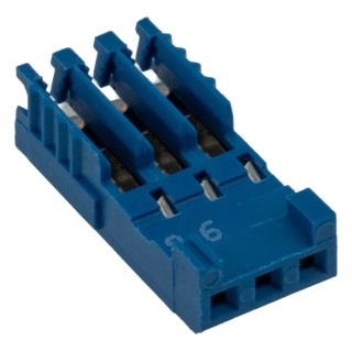 ITW Pancon AMPMODU Female Connector Housing 2.54 mm Pitch 3 Way 1 Row Straight HE14