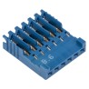 NEUTRAL AMPMODU Female Connector Housing 2.54 mm Pitch 6 Way 1 Row Straight HE14