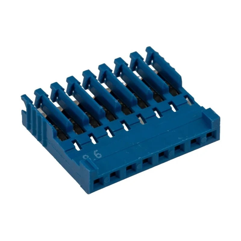 NEUTRAL AMPMODU Female Connector Housing, 2.54 mm Pitch, 8 Way, 1 Row Straight HE14